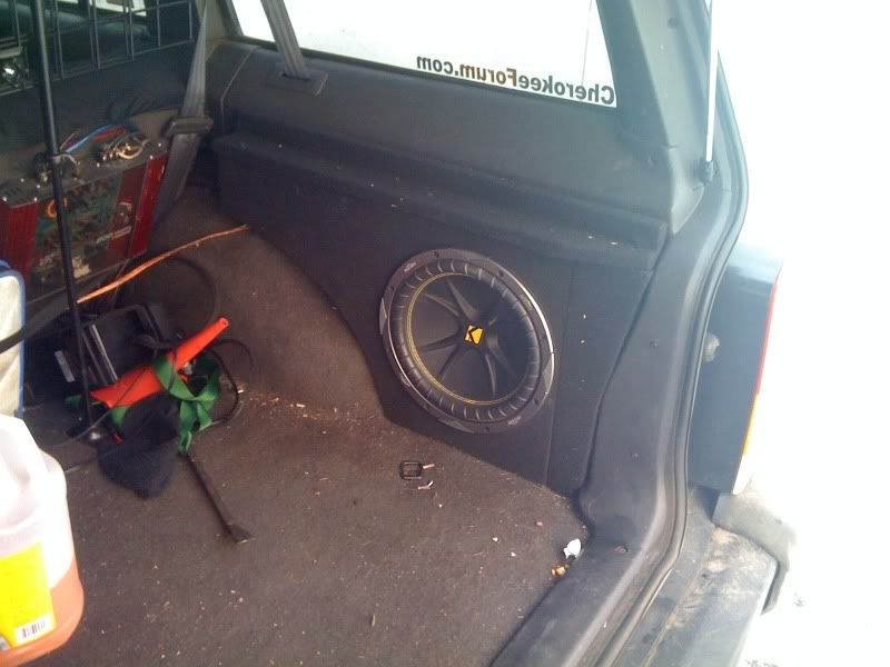 Jeep cherokee xj subwoofer enclosure